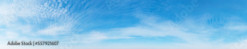 Photography Panorama Blue sky and white clouds