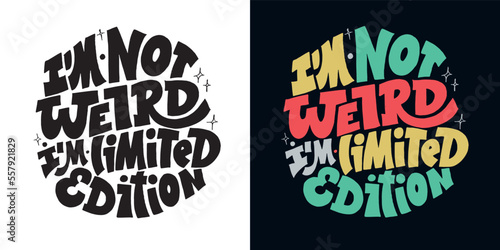 Cute lettering postcard about life, t-shirt design, mug print.