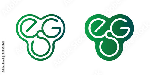 ESG Logo. Environmental Social Governance emblem concept