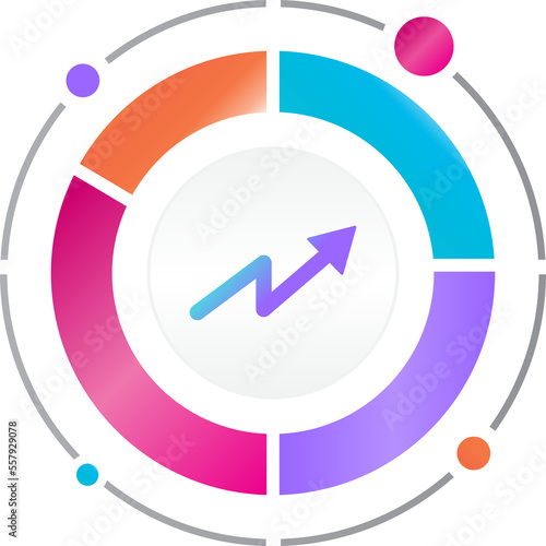progress gradient icon