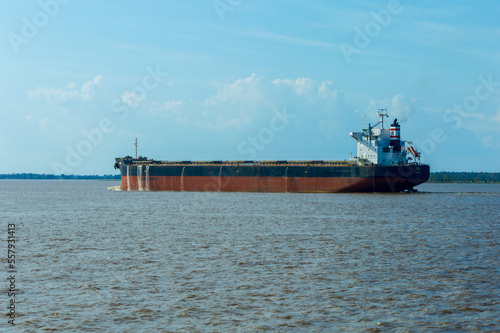 Wallpaper Mural Cargo ships travelling along the Amazonas river in Brazil along the route between manaus and Belem Torontodigital.ca