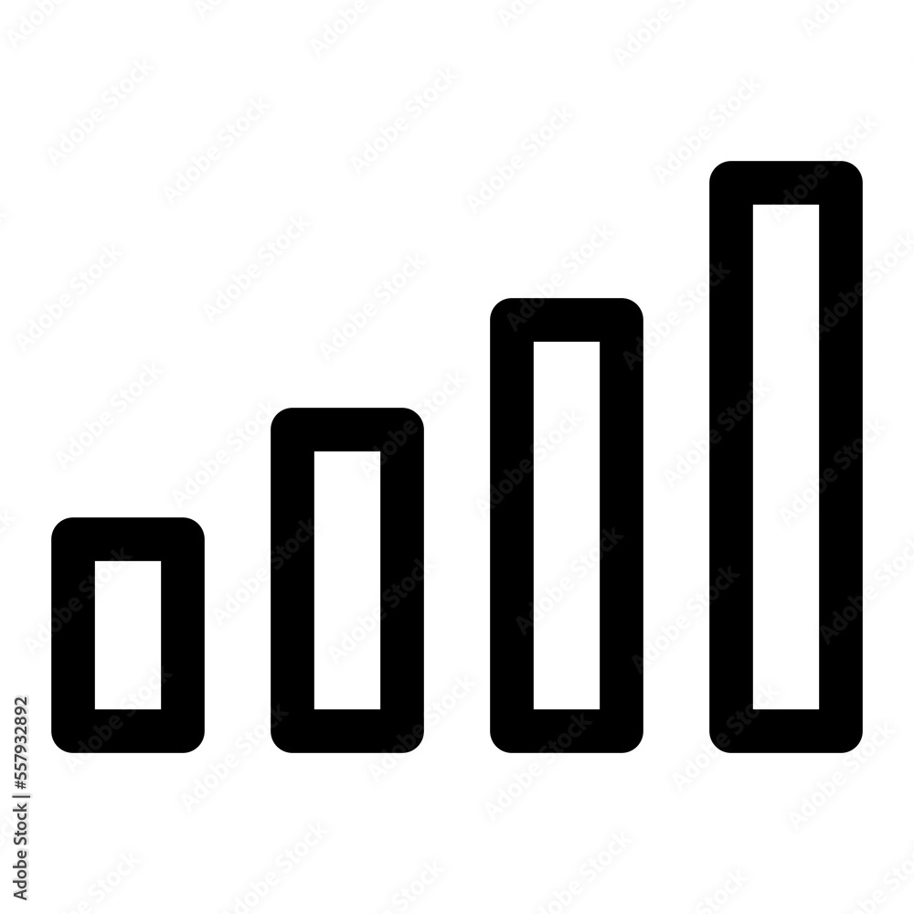 Cellular bar icon line isolated on white background. Black flat thin icon on modern outline style. Linear symbol and editable stroke. Simple and pixel perfect stroke vector illustration. Cellular bar icon line isolated on white background. Black flat thin icon on modern outline style. Linear symbol and editable stroke. Simple and pixel perfect stroke vector illustration.