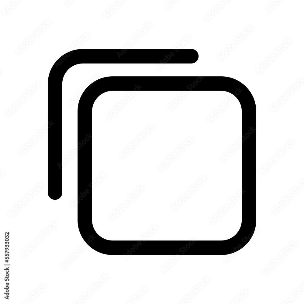Copy icon line isolated on white background. Black flat thin icon on modern outline style. Linear symbol and editable stroke. Simple and pixel perfect stroke vector illustration. Copy icon line isolated on white background. Black flat thin icon on modern outline style. Linear symbol and editable stroke. Simple and pixel perfect stroke vector illustration.