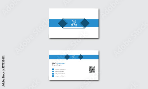  business card Vector illustration Modern Business Card Simple and creative business card clean and modern business card abstract design template vector card formal and unique design card