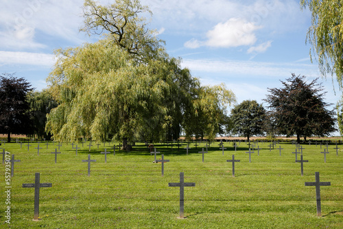 Vermandovillers German war cemetery contains the remains of 22,632 soldiers who died in World War I