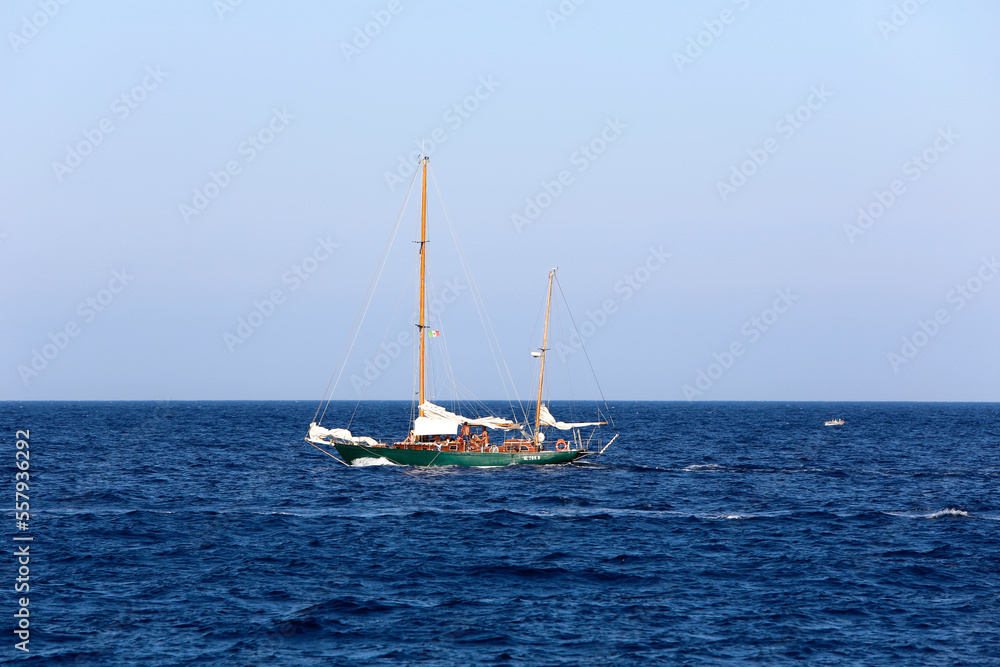 Ship sailing on the Adriatic sea