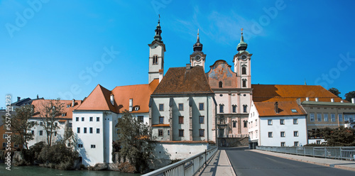 popular european town - Steyr, Austria, Europe...exclusive - this image is sold only on adobe stock