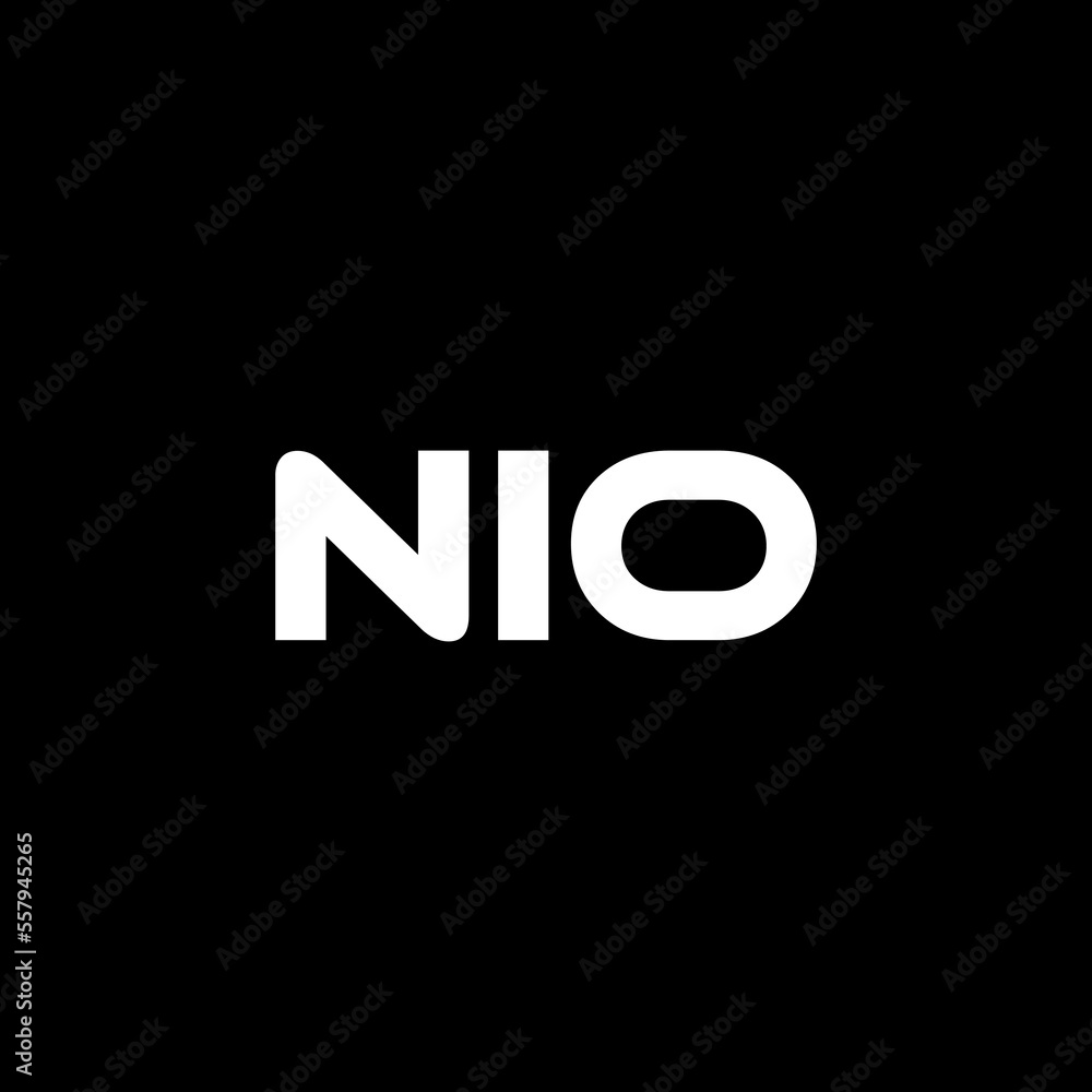 NIO letter logo design with black background in illustrator, vector logo modern alphabet font overlap style. calligraphy designs for logo, Poster, Invitation, etc. NIO letter logo design with black background in illustrator, vector logo modern alphabet font overlap style. calligraphy designs for logo, Poster, Invitation, etc.
