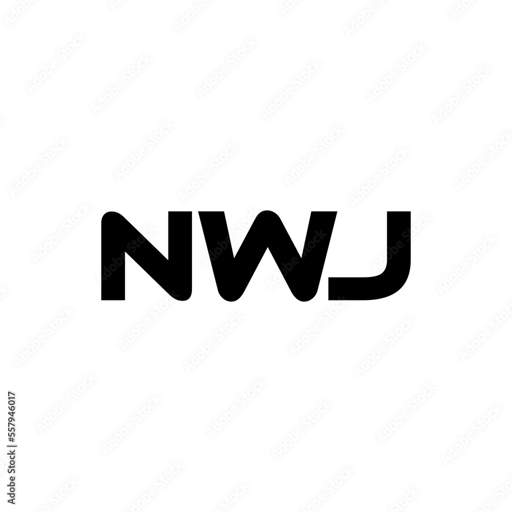 NWJ letter logo design with white background in illustrator, vector logo modern alphabet font overlap style. calligraphy designs for logo, Poster, Invitation, etc. NWJ letter logo design with white background in illustrator, vector logo modern alphabet font overlap style. calligraphy designs for logo, Poster, Invitation, etc.