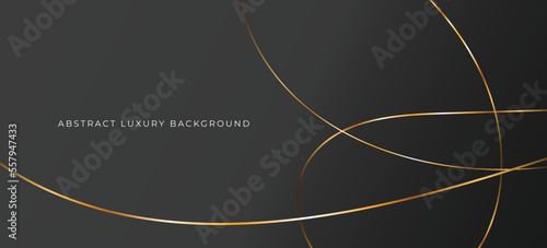 black and golden premium background design