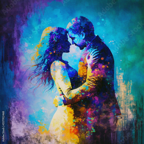 The Colour Of Love

A young couple embrace
