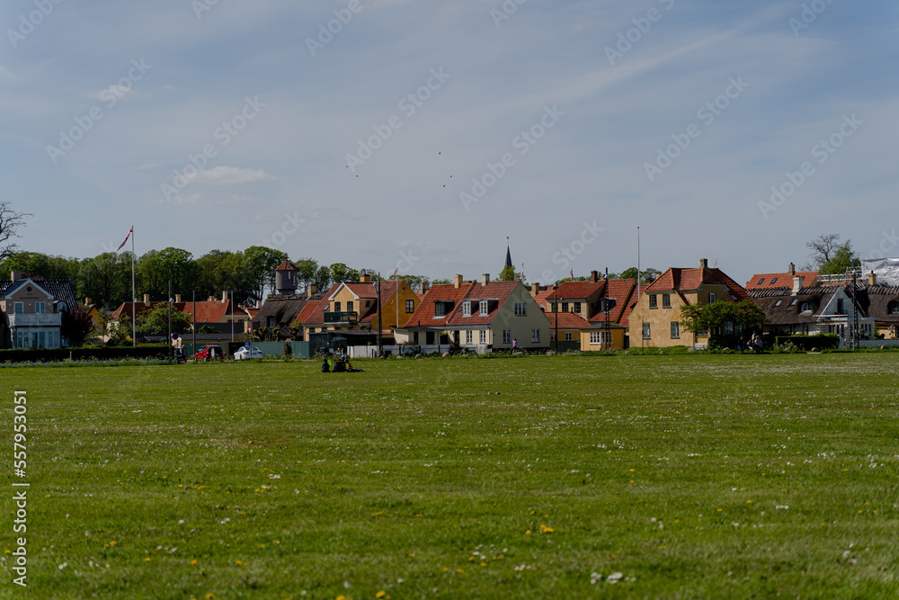 Country house in the village. Denmark.