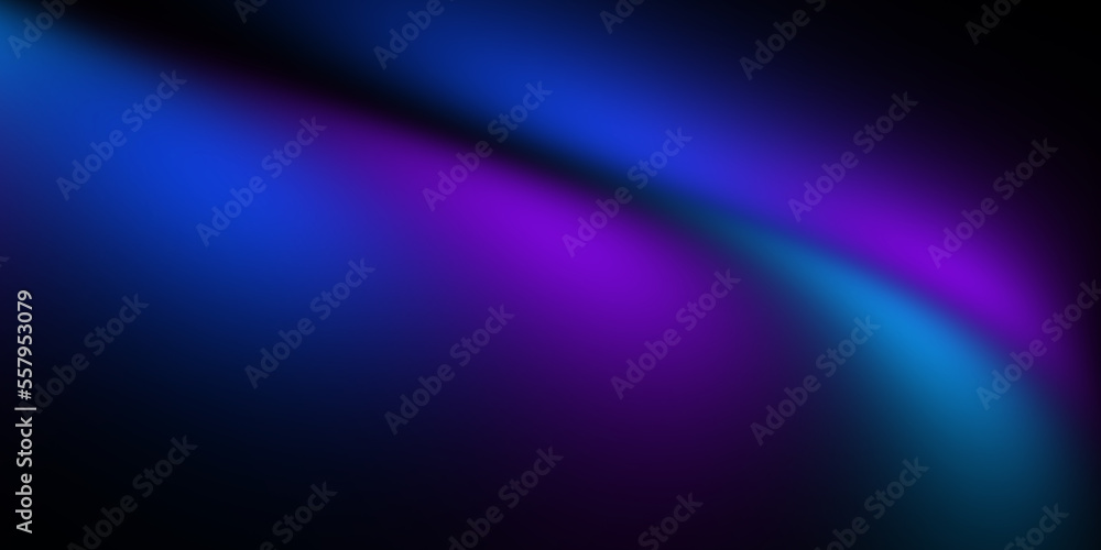 Blue purple neon smooth liquid waves abstract background