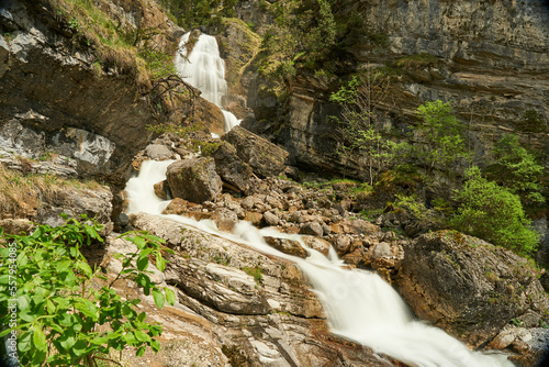 Kuhfluchtwasserfall bei Farchant, Bayern, Deutschland photo