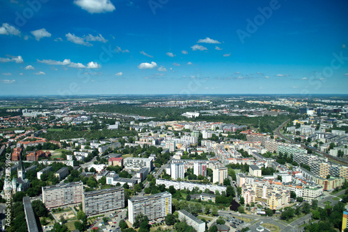 Panorama Wrocławia z Sky Tower