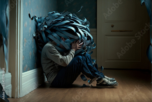 anxiety disorder visual metaphor photo