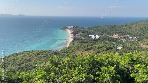 Wallpaper Mural Koh Larn (Ko Lan) landscape nature ocean view with blue sky sunny day. Vacation and tourism concept, Pattaya, Thailand Torontodigital.ca