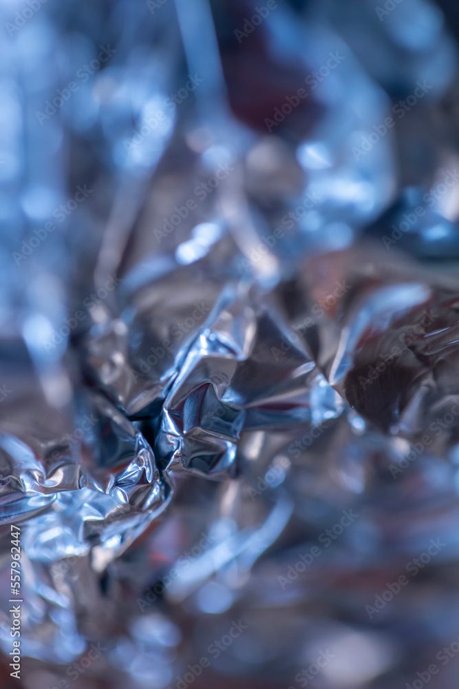 Metal foil background texture.Silver tin foil crinkled. Metal foil background texture.Silver tin foil crinkled.