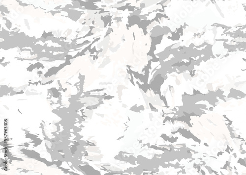 Full seamless gray military camouflage texture pattern vector. Black white textile fabric print. Army camo background.