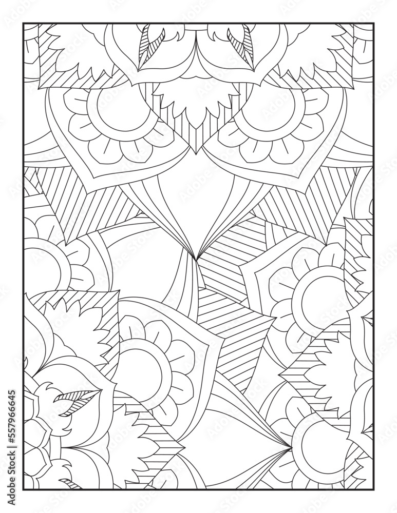 Flower Mandala Coloring Pages, Floral Mandala Coloring  Pages, Mandala Coloring Pages