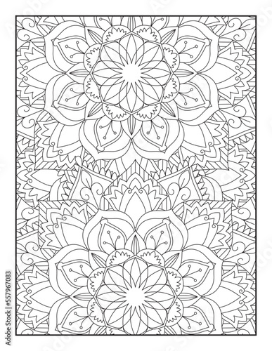 Flower Mandala Coloring Pages  Floral Mandala Coloring  Pages  Mandala Coloring Pages