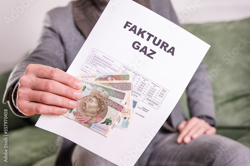 Faktura za gaz.