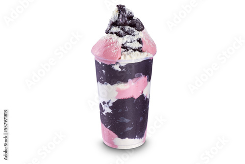 Açaí no copo leite em pó