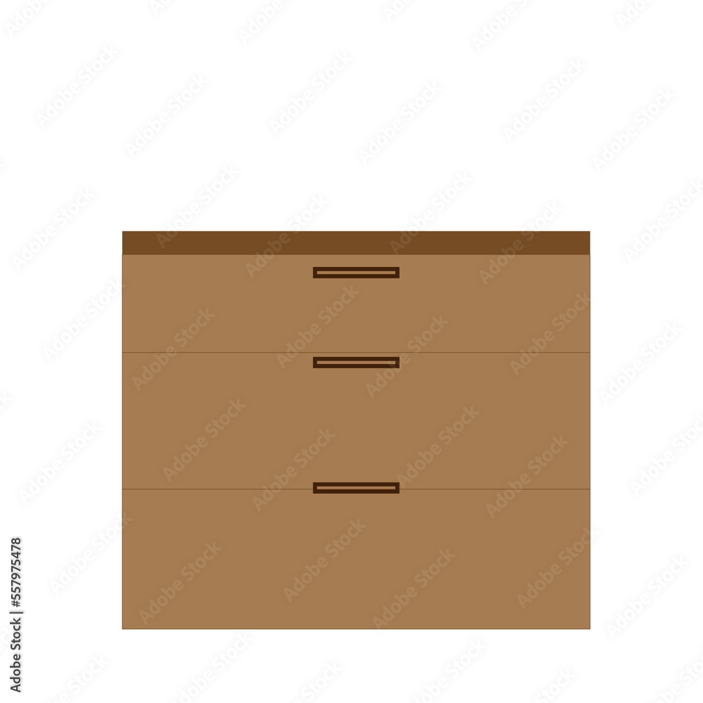 simple flat kitchen counter brown