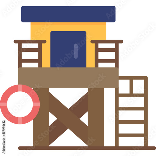 Lifeguard Tower Icon