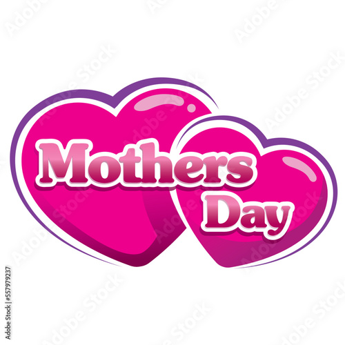 Mother's Day Icon, to celebrate Mother's Day. Ideal for advertising and institutional materials