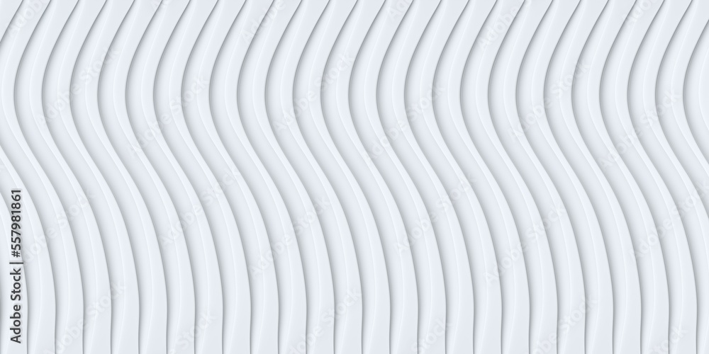 White abstract lines on white background. 3d illustration White abstract lines on white background. 3d illustration