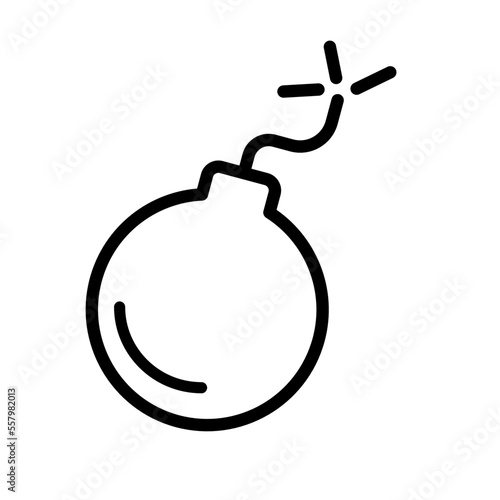  bomb -vector icon