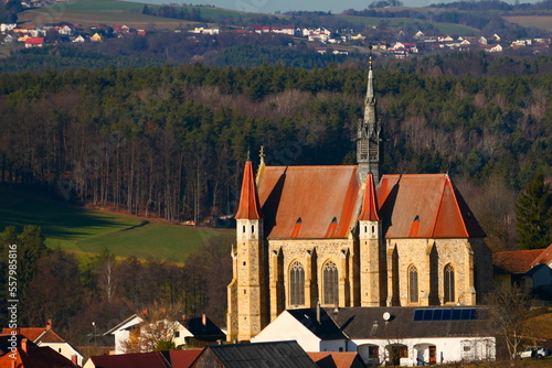 Spätgotische Kirche in Mariasdorf, Burgenland