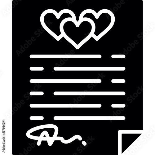 Wedding Contract Icon