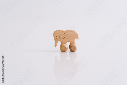 wooden elephant toy