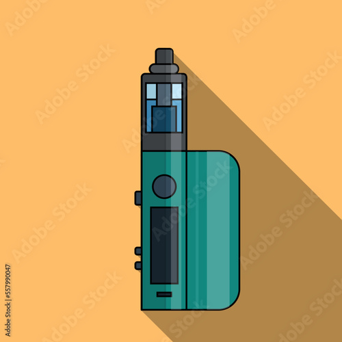 Device mod vape icon. Flat illustration of device mod vape vector icon for web design