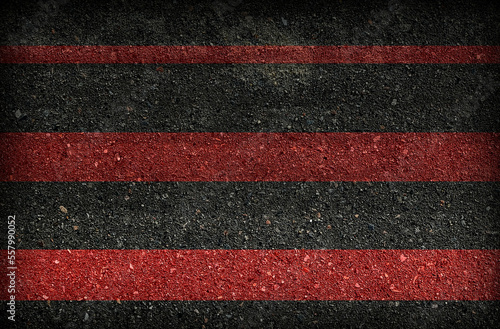 Tło ściana kształty tekstura paski asfalt gradient efekt szare czerwone asfalt © Bogdan