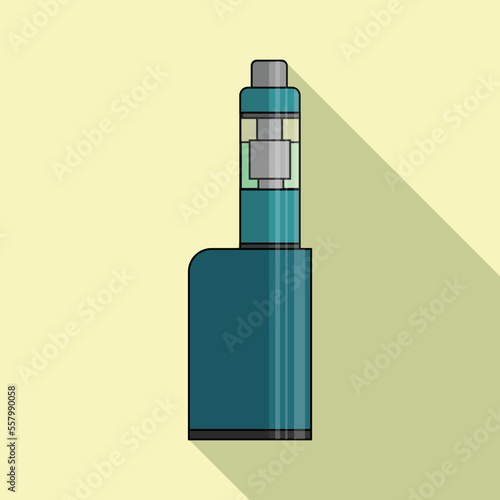Device mod vape icon. Flat illustration of device mod vape vector icon for web design