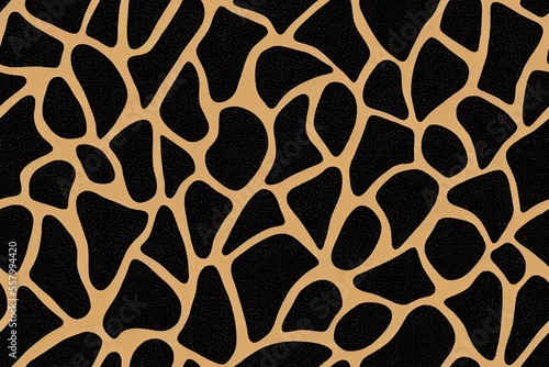 design in the shape of a heart that is leopard print. Lettering and color on a grungy, abstract texture. Generative AI