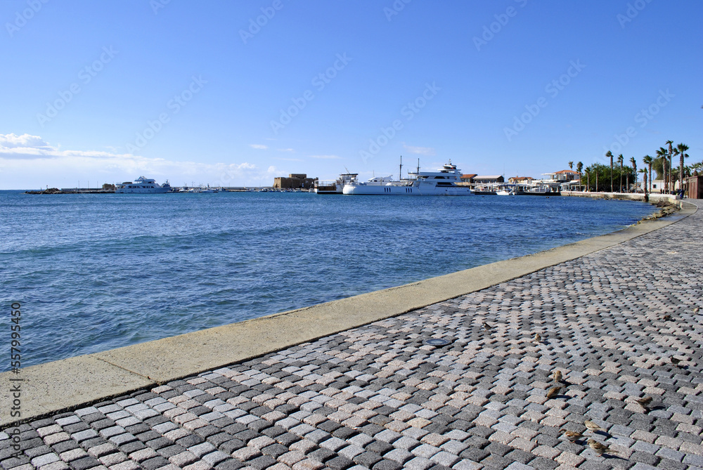 Fototapeta premium view of the port