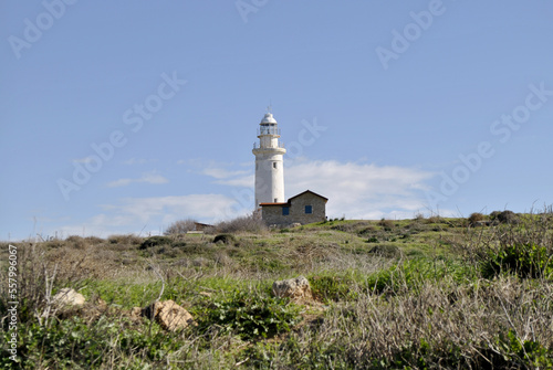 Lighthouse over the sun