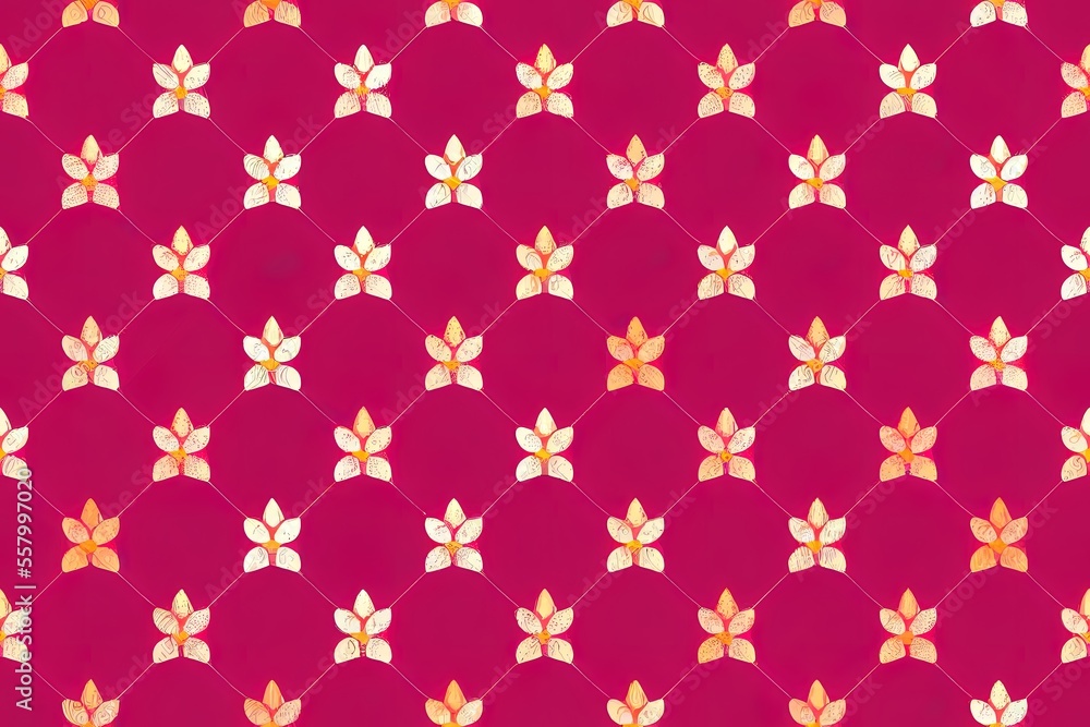 Adorable little seamless design with a star in a pink sky. Adorable texture ideal for use in children's textile, paper, and apparel designs. Generative AI Adorable little seamless design with a star in a pink sky. Adorable texture ideal for use in children's textile, paper, and apparel designs. Generative AI