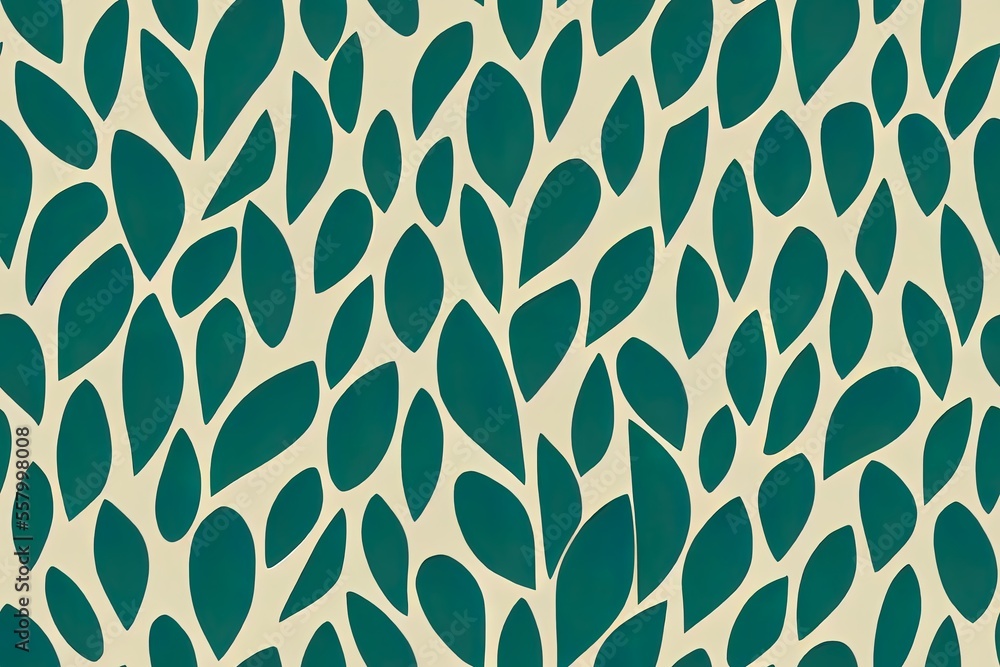 Tropical birds and a jaguar fill this seamless design. Generative AI Tropical birds and a jaguar fill this seamless design. Generative AI