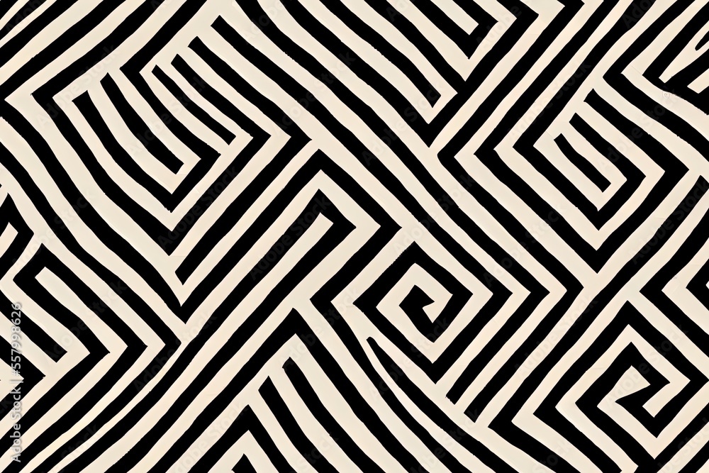 A backdrop of minimalistic geometric brush strokes. This contour floral seamless pattern also has an abstract feel. Drawings with lines. Drawing using just a pencil outline. Generative AI A backdrop of minimalistic geometric brush strokes. This contour floral seamless pattern also has an abstract feel. Drawings with lines. Drawing using just a pencil outline. Generative AI
