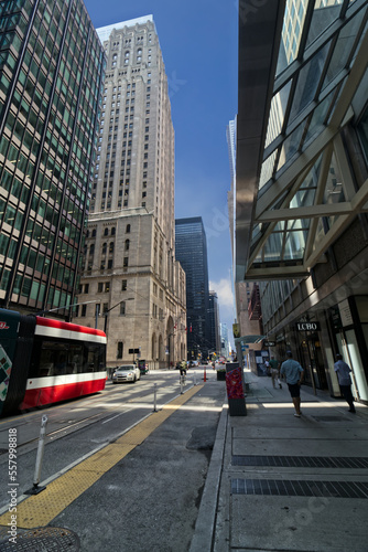 Toronto, Canada, Aug 5, 2022. Beautiful summer day in downtown. © Ravi