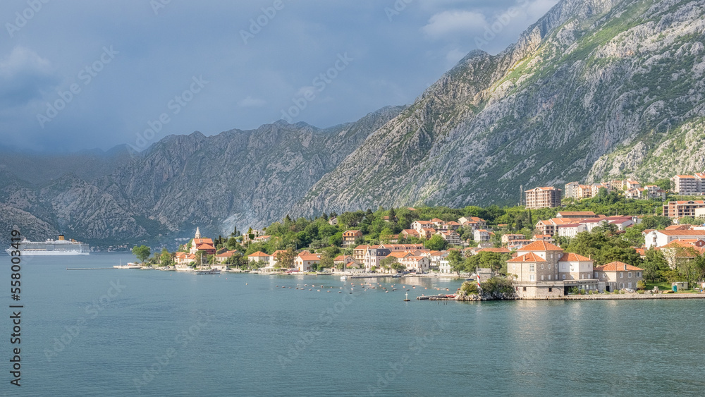 Kotor Bay Montenegro Coastline