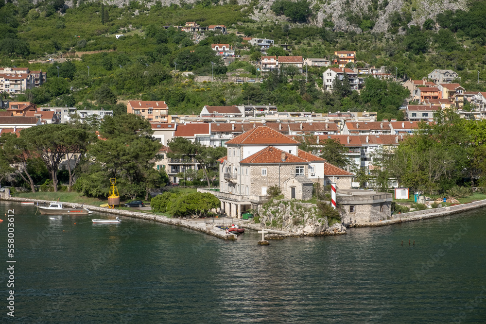 view of the town of kotor