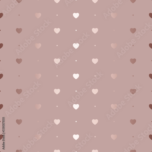 Heart seamless pattern. Repeating hearts background. Beauty swatch for design prints. Repeated contemporary wallpaper. Repeat printed. Geometric printing. Modern stylish printable. Vector illustration