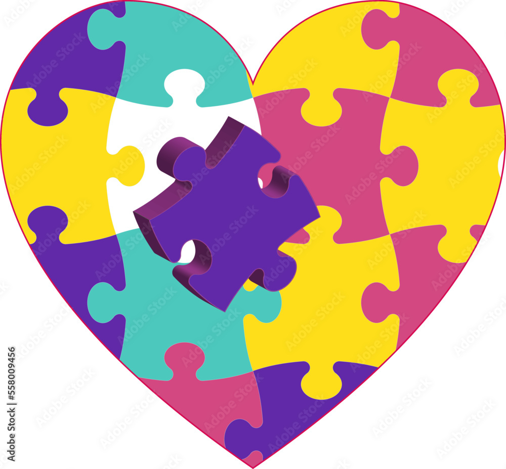 jigsaw puzzle heart jigsaw puzzle heart