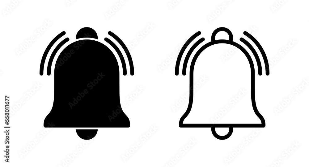 Bell Icon vector illustration. Notification sign and symbol for web site design Bell Icon vector illustration. Notification sign and symbol for web site design